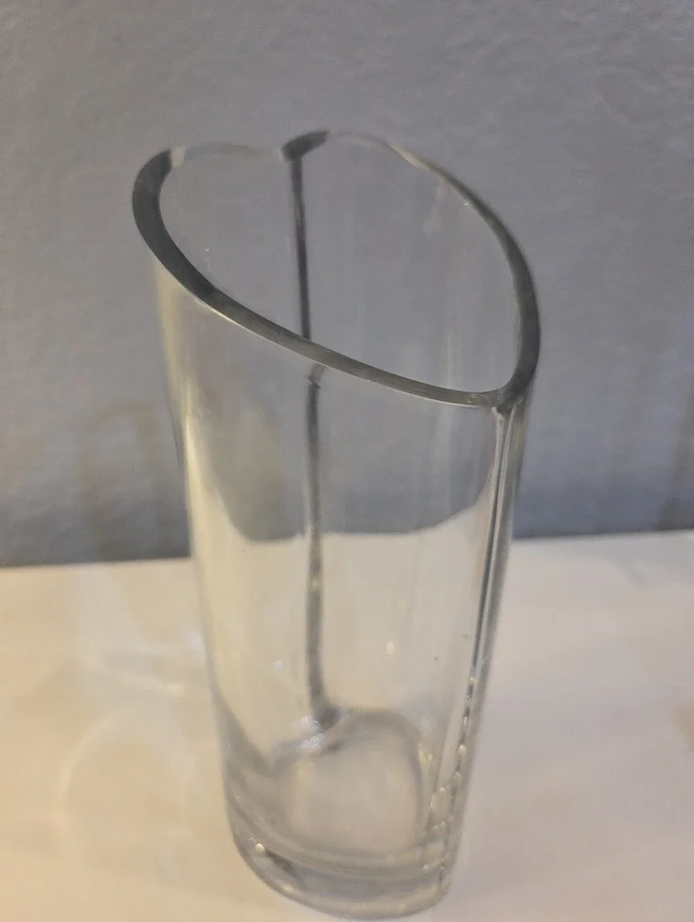 Heart Shaped Cristal D'Arques Vase